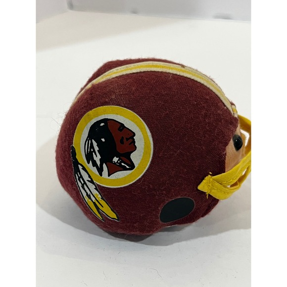 Vintage 1992 NFL Redskins Plush Helmet Doll Toy Figurine Collectible - Picture 1 of 5